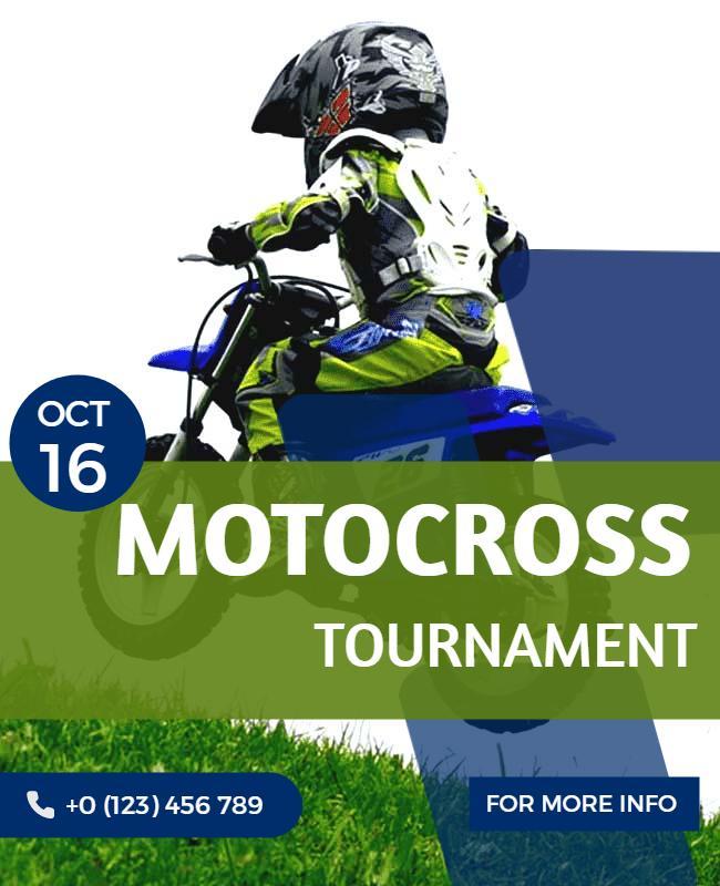 Motocross Tournament Event Flyer Template