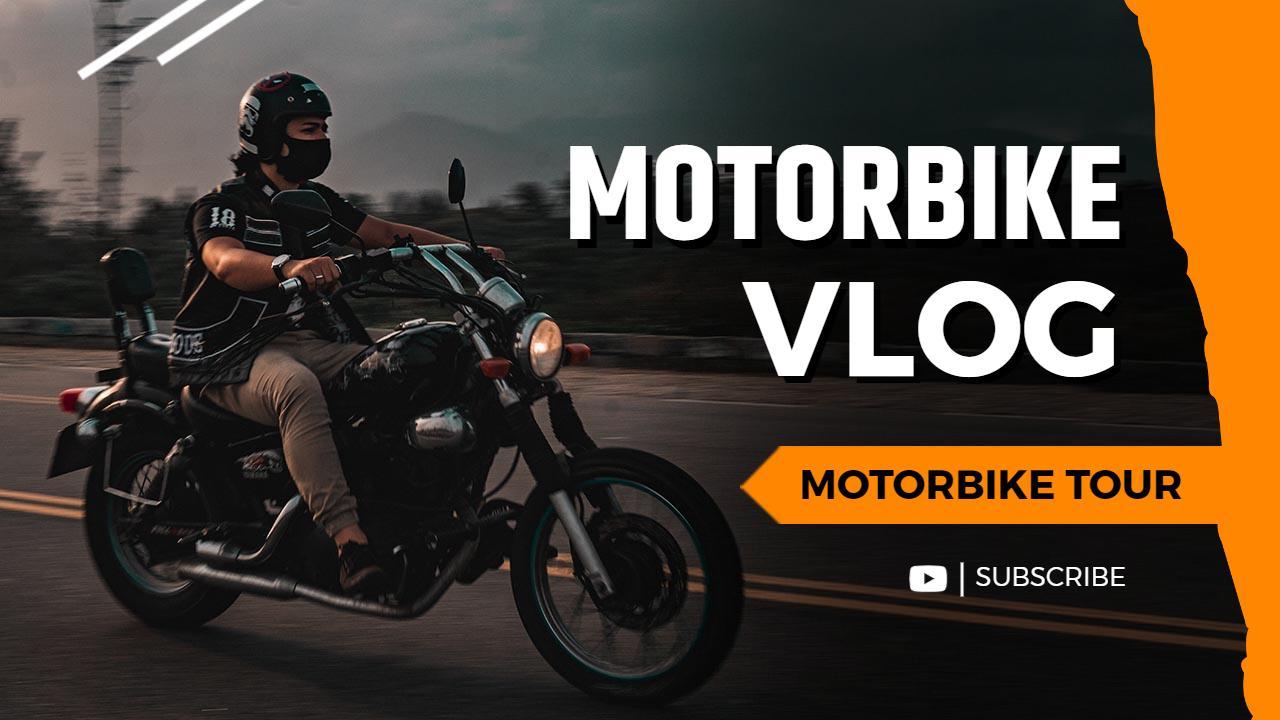 Motorbike Adventure Road Trip YouTube Thumbnail Template