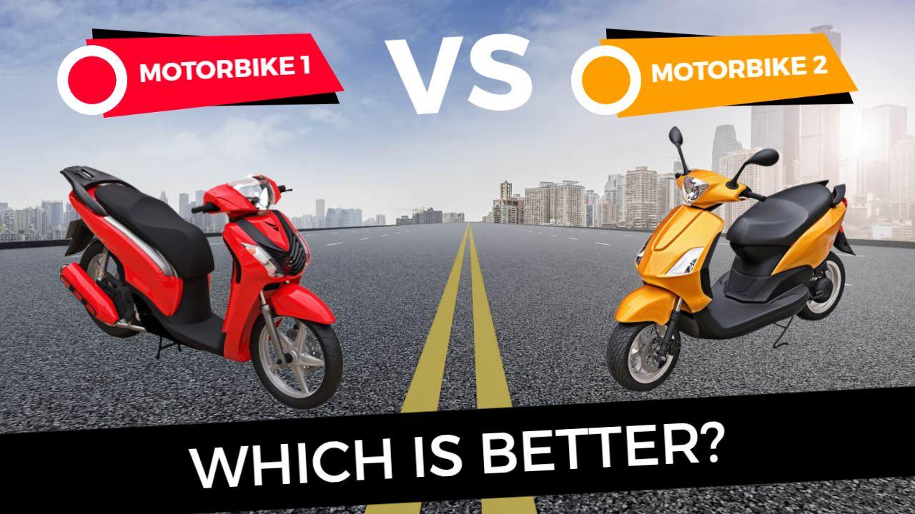 Motorbike Comparison Showdown YouTube Thumbnail Template