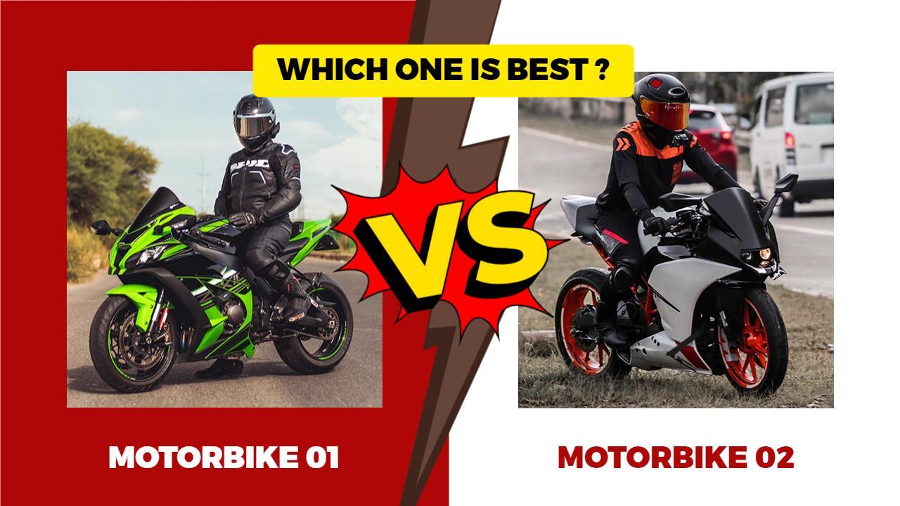 Motorbike Comparison vs Best Choice YouTube Thumbnail Template