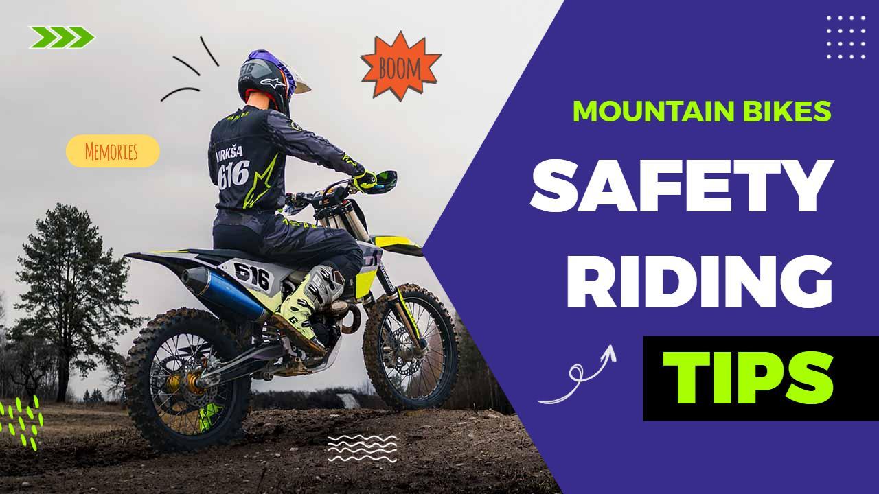 Mountain Bikes Safety Riding Tips YouTube Thumbnail Template