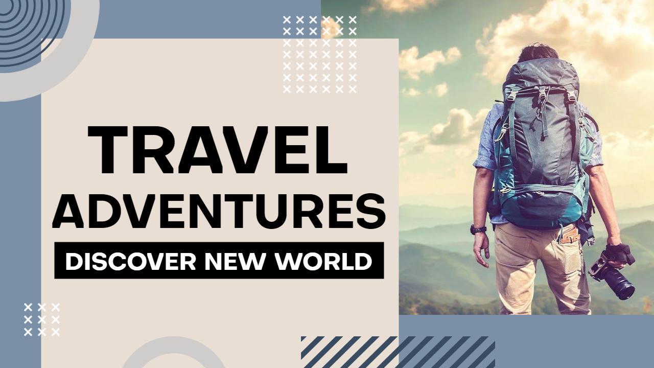 Mountain Expedition Travel Adventures YouTube Thumbnail Template
