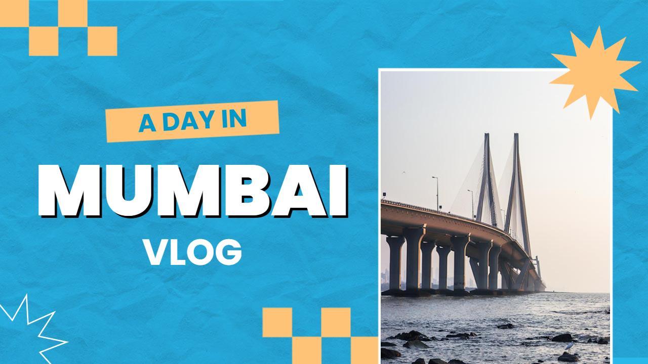 Mumbai City Adventure Travel Vlog YouTube Thumbnail Template