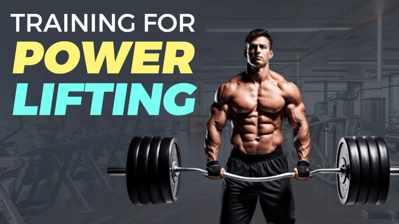 Muscle Building Powerlifting Training Fitness YouTube Thumbnail Template