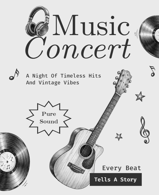 Music Concert Event Poster Template