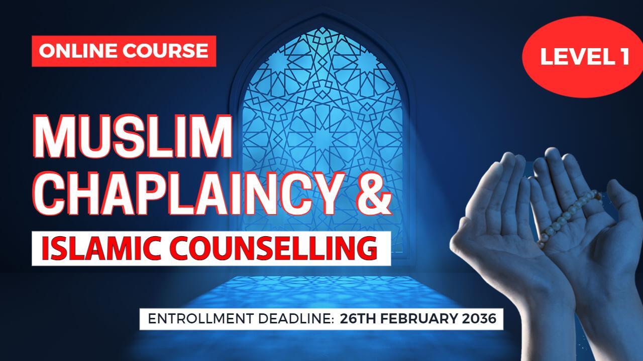 Muslim Chaplaincy Islamic Counselling Online Course YouTube Thumbnail Template