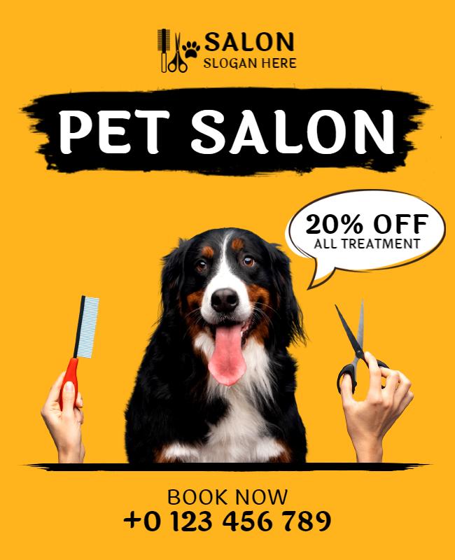 My Sin Pet Flyer Template