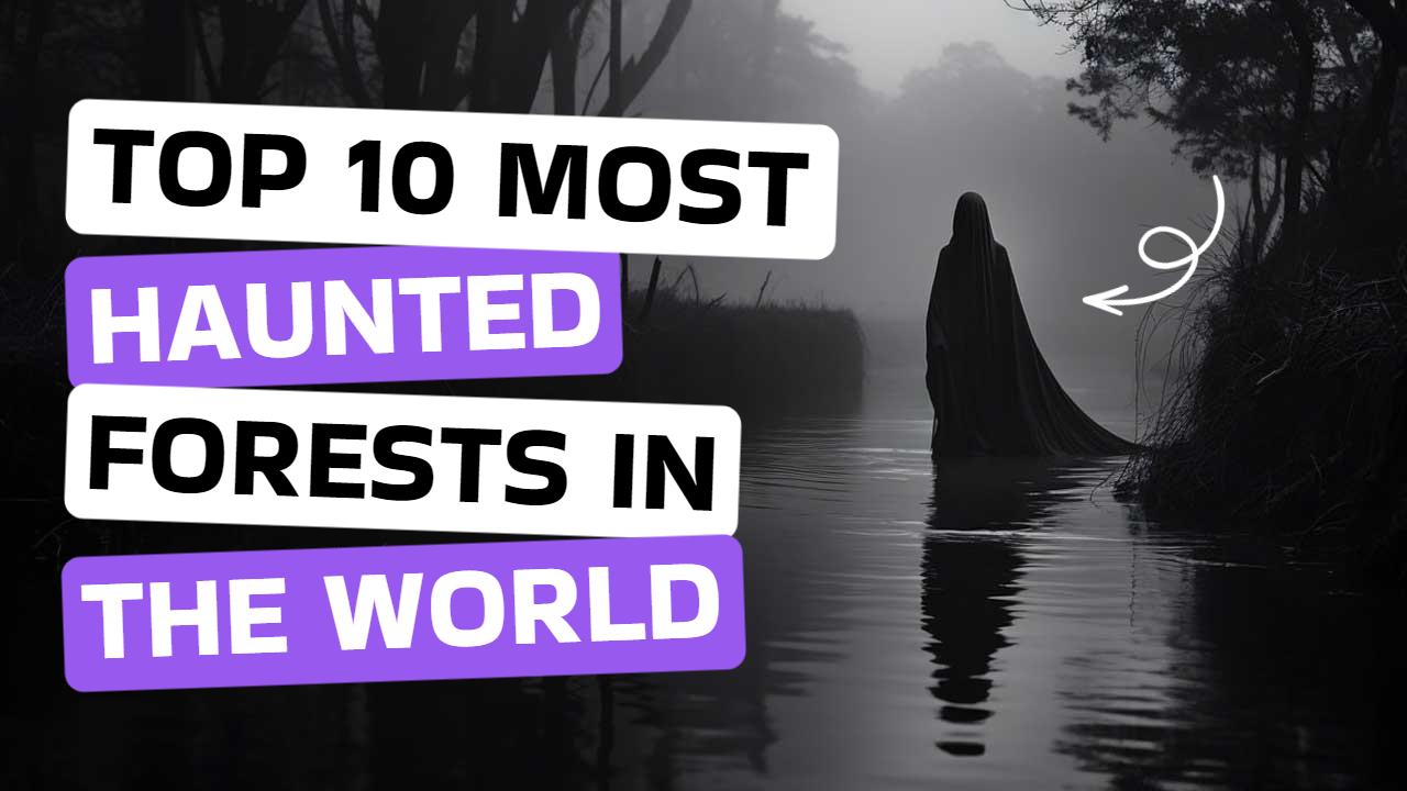 Mysterious Haunted Forests Top 10 Trending YouTube Thumbnail Template