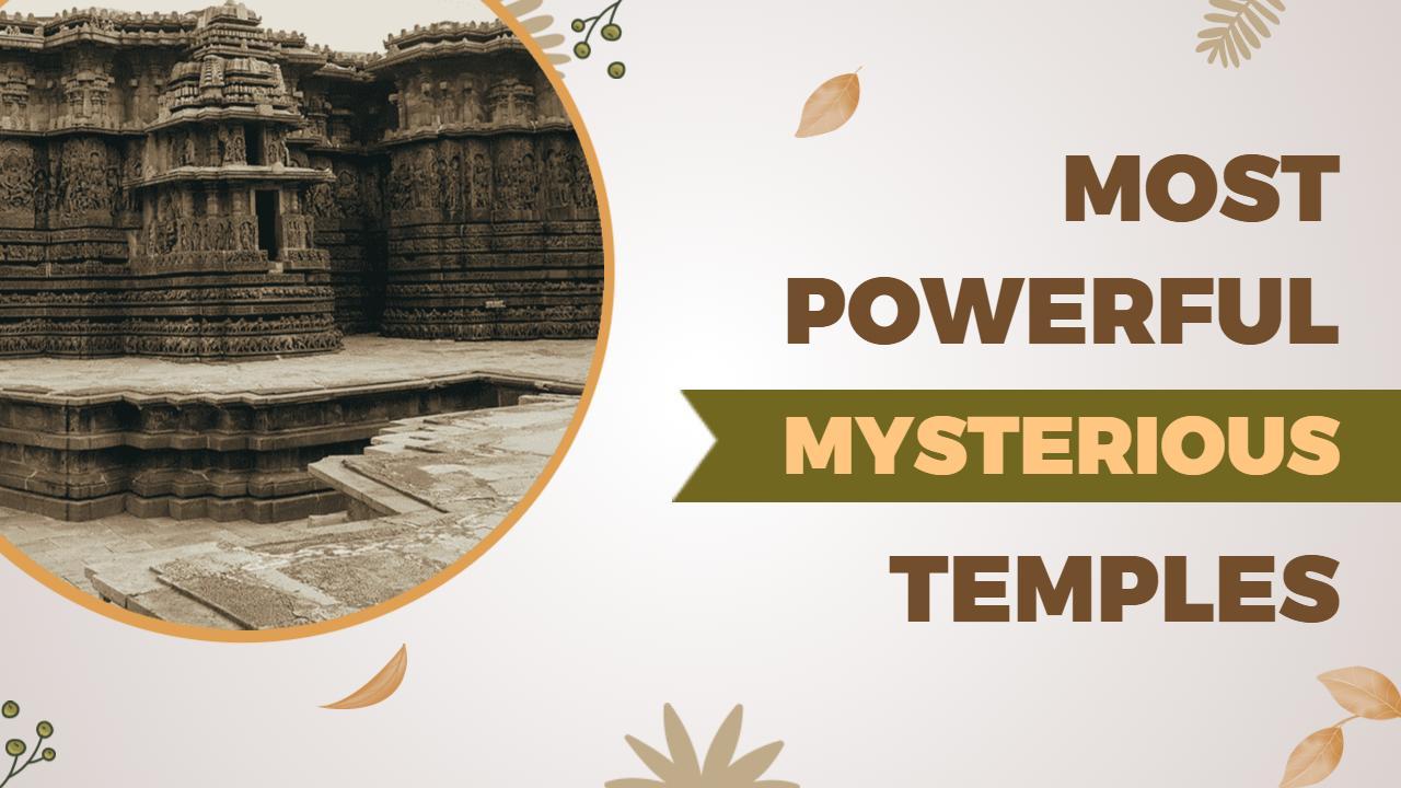 Mysterious Powerful Temples Exploration Trending YouTube Thumbnail Template