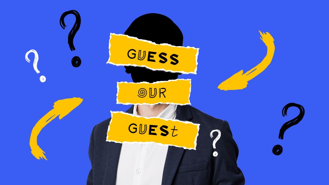 Mystery Guest Reveal Challenge Trending YouTube Thumbnail Template