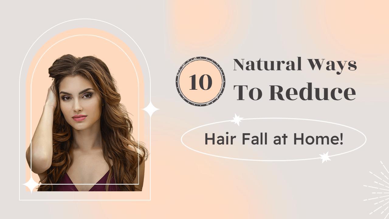 Natural Remedies Hair Fall Treatment YouTube Thumbnail Template