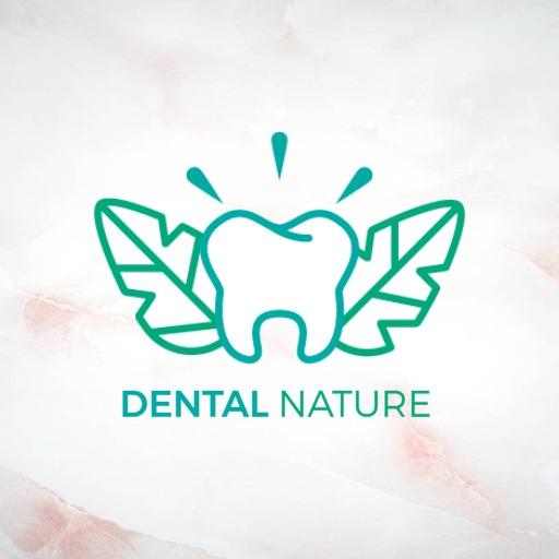 Nature-Inspired Green Tooth Design Showcasing Dental Care Logo Template