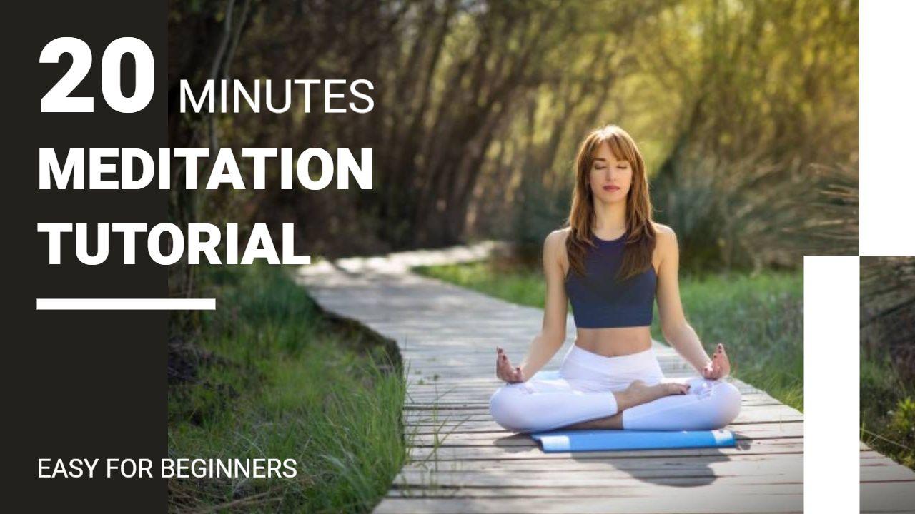 Nature Retreat Guided Meditation YouTube Thumbnail Template