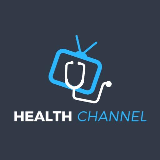 Navy Blue and Light Blue Design for Health Channel Logo Template