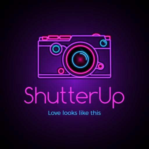 Neon Camera Design Highlighting Vibrant Photography Logo Template
