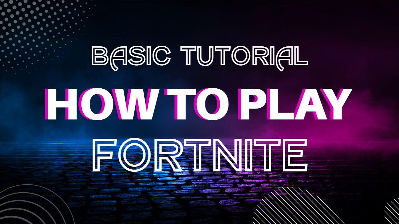 Neon How to Play Fortnite Gaming YouTube Thumbnail Template
