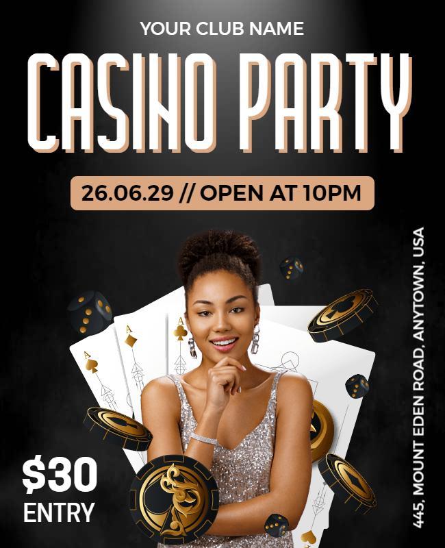 Nero Casino Flyer Template