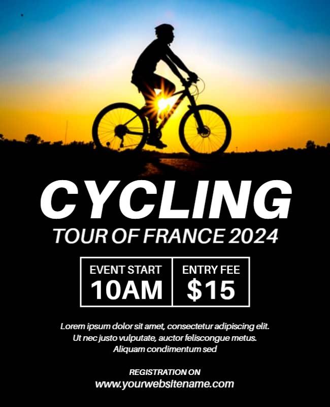 Nero Cycling Flyer Template