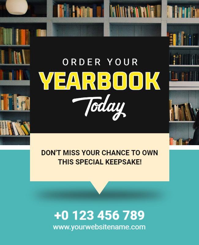 Nero Yearbook Education Flyer Template