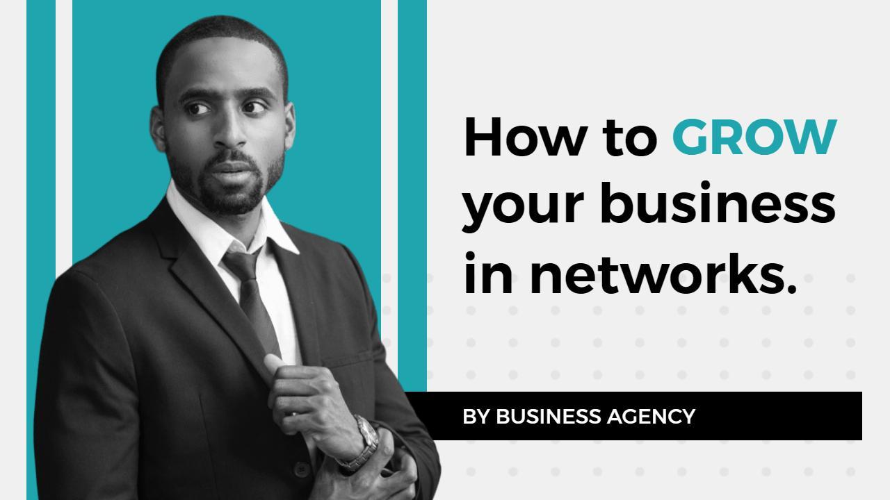 Network Growth Strategies for Your Business YouTube Thumbnail Template