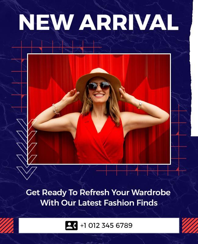 New Fashion Collection Advertisement Flyer Template