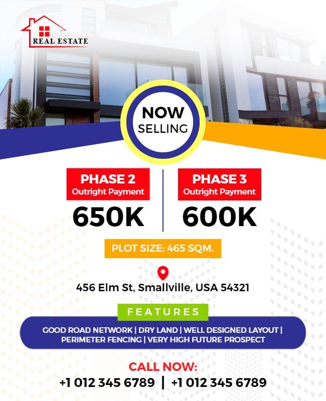 New Housing Development Sale Flyer Template