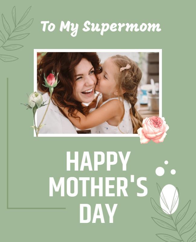 Norway Mothers Day Flyer Template