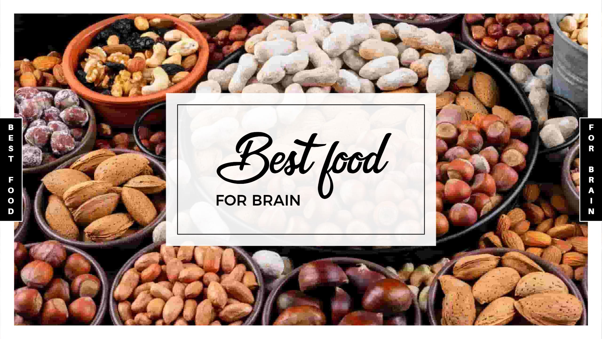 Nutrient-Rich Nuts and Seeds for Brain Health YouTube Banner Template