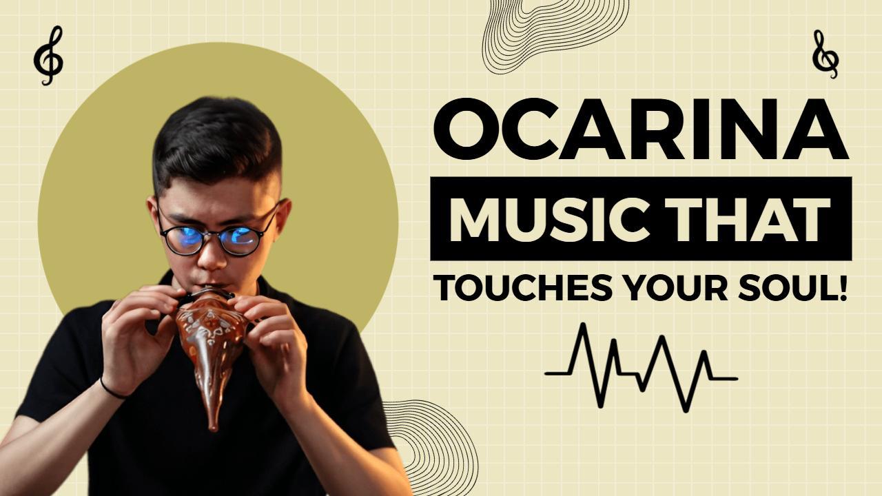 Ocarina Melodies Soulful Experience Music YouTube Thumbnail Template