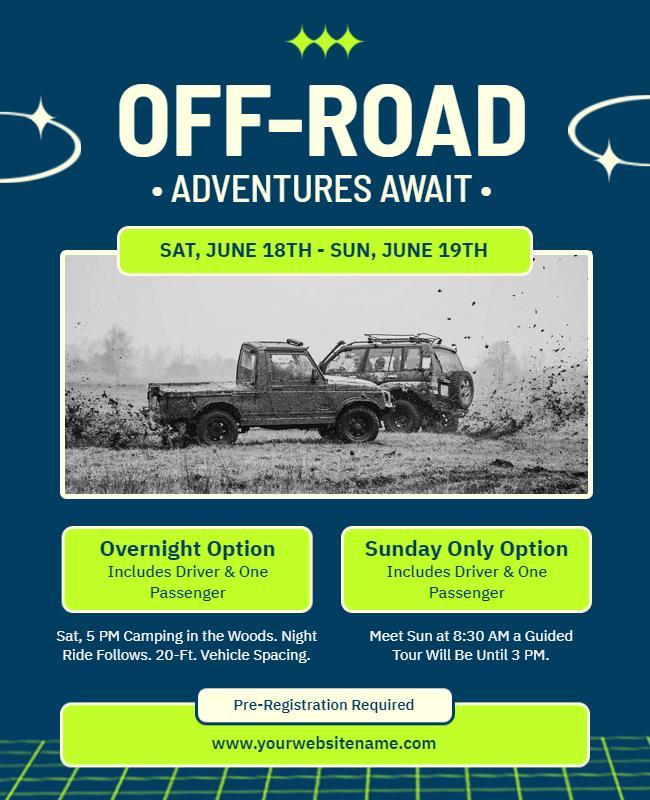 Off Road Adventure Event Flyer Template