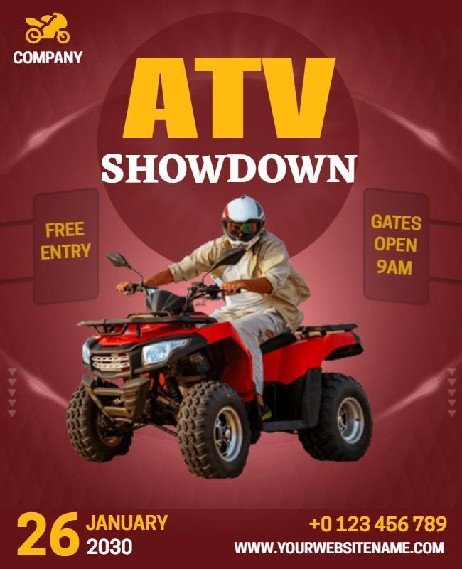 Off Road Atv Showdown Event Flyer Template