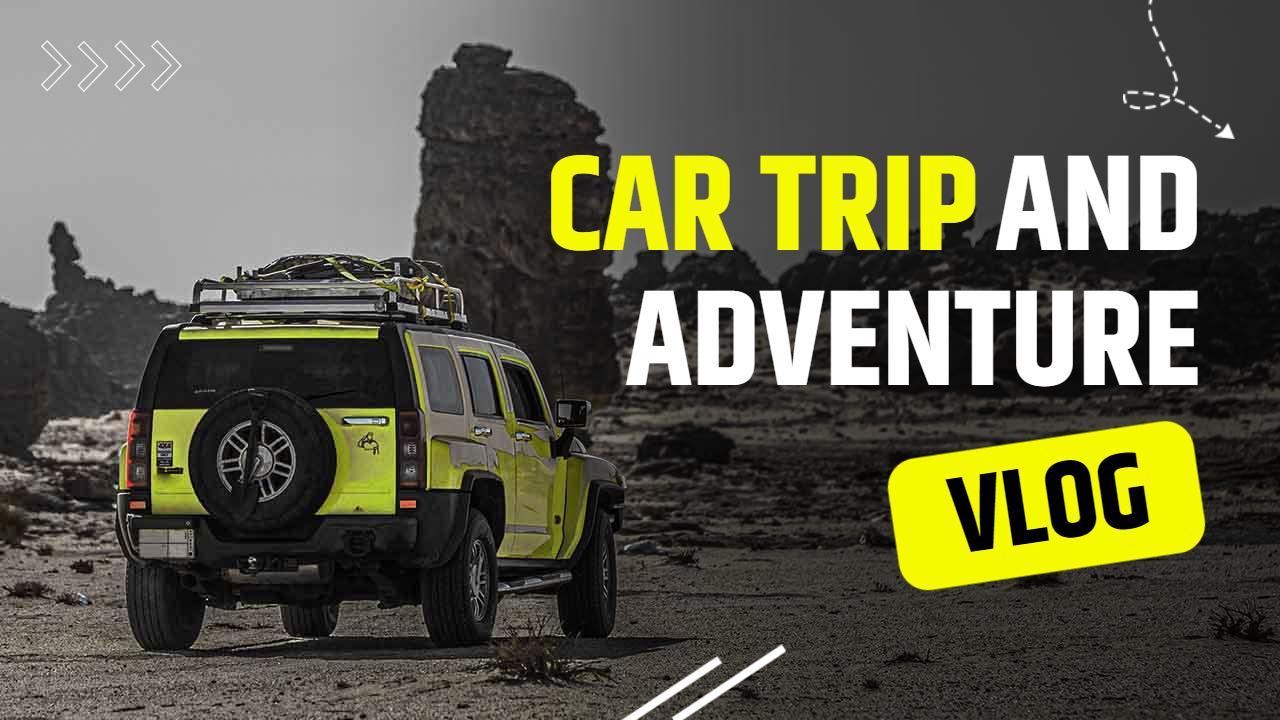 Off-Road Car Adventure Vlog YouTube Thumbnail Template