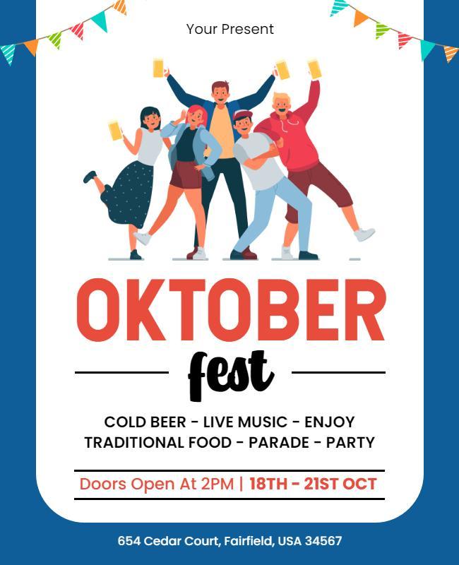 Oktoberfest Event Flyer Template