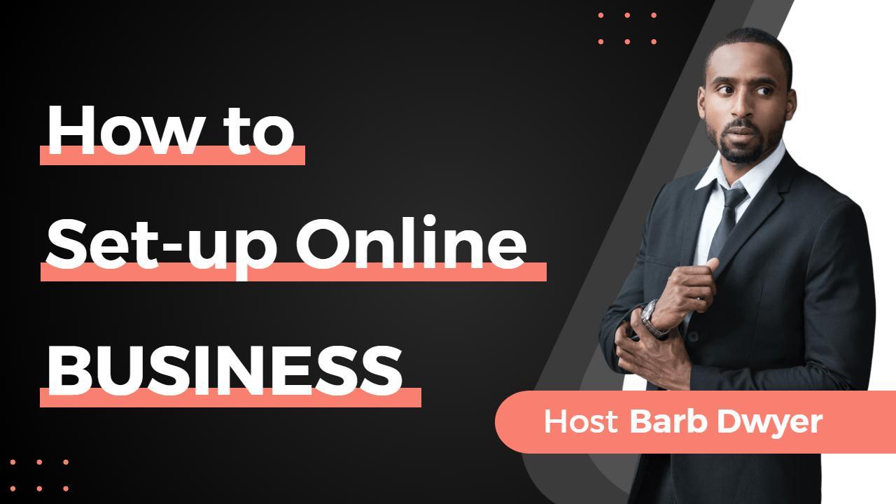 Online Business Setup Guide Expert Tips YouTube Thumbnail Template