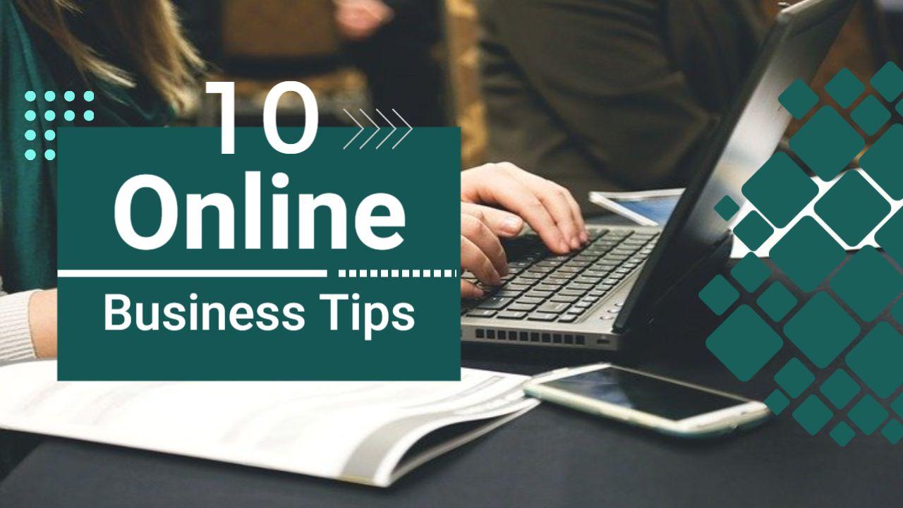 Online Business Strategies for Success YouTube Thumbnail Template