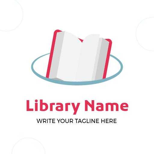 Open Book Symbolizes Knowledge in a Modern Library Logo Template