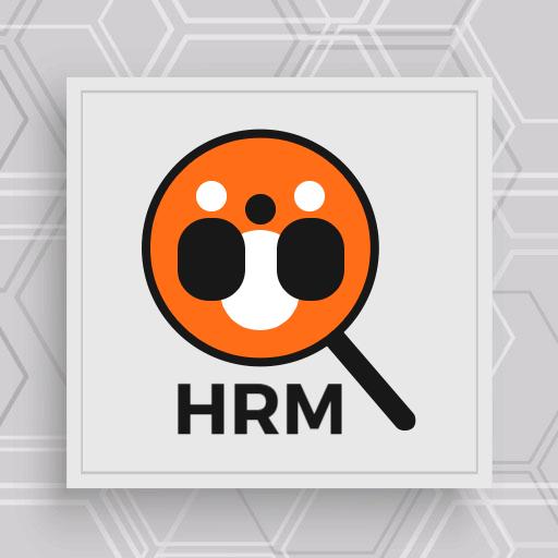 Orange and Black Creative HR Management Logo Design Logo Template