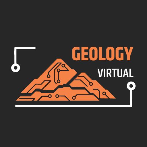 Orange Mountain Design Illustrating Virtual Geology Logo Template