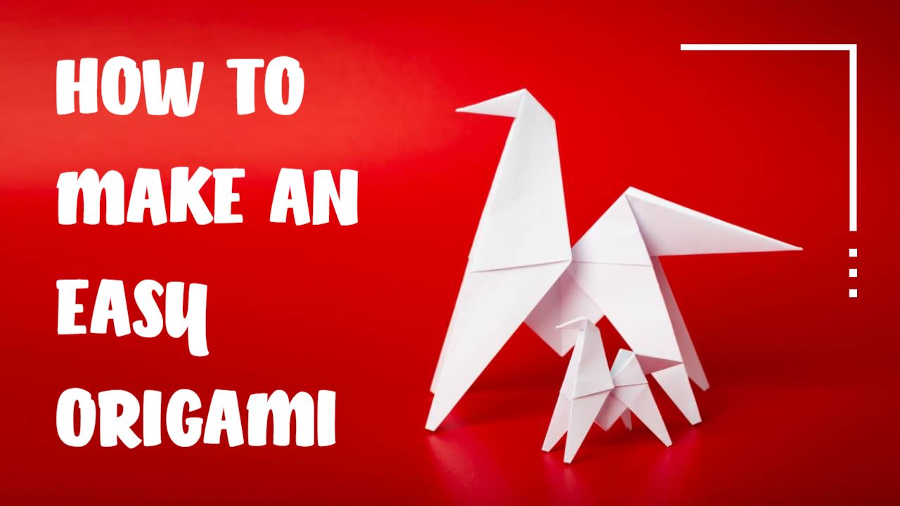 Origami Craft Tutorial for Beginners YouTube Thumbnail Template