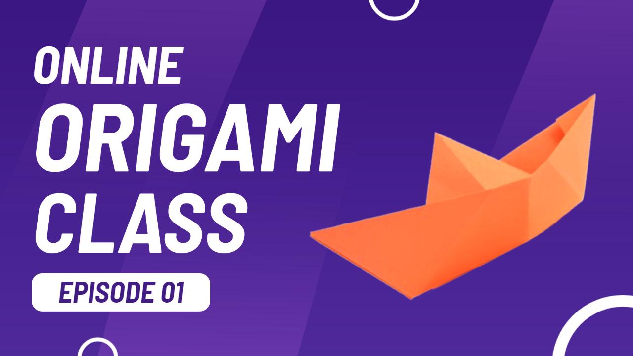 Origami Folding Techniques Tutorial YouTube Thumbnail Template