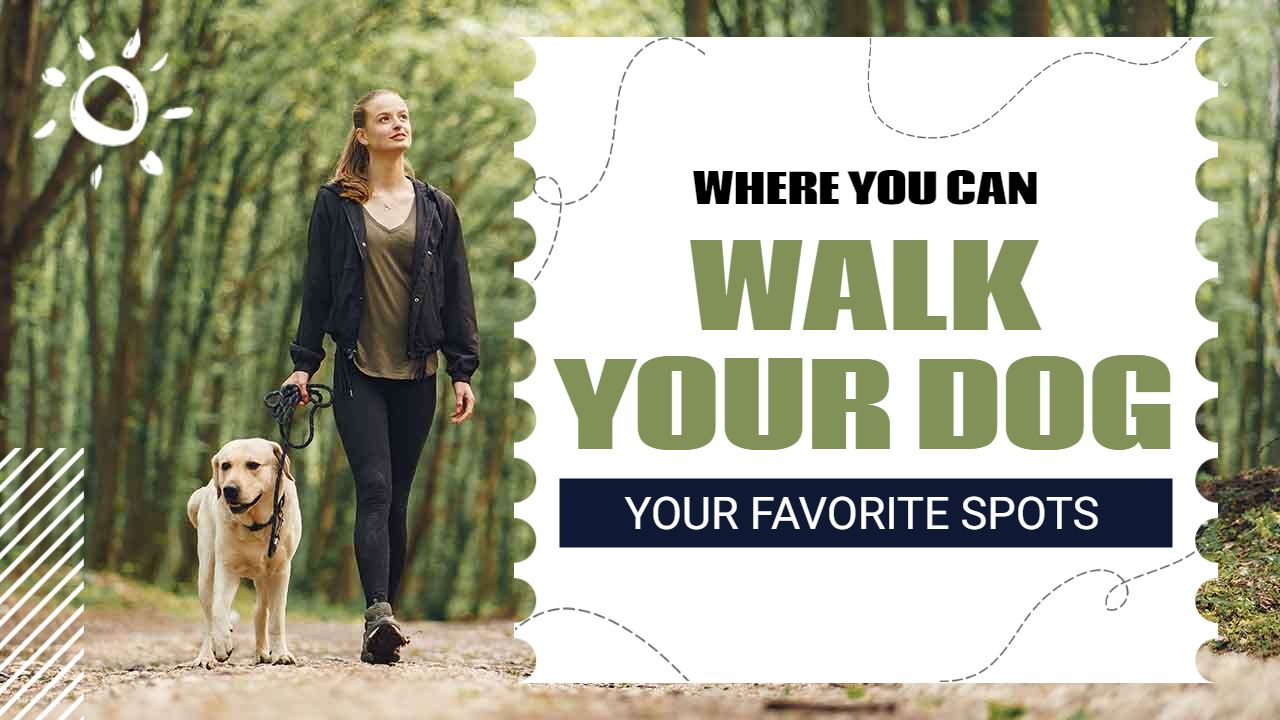 Outdoor Dog Walking Guide Trending YouTube Thumbnail Template