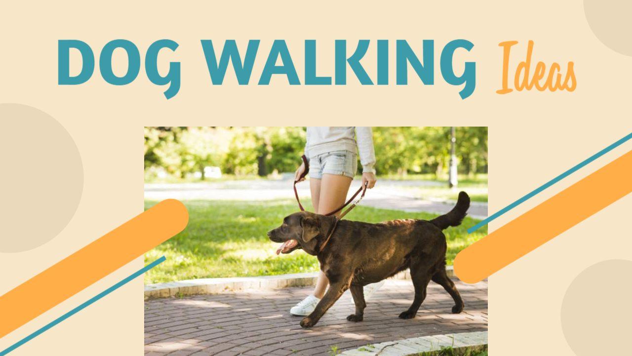 Outdoor Dog Walking Tips Fun Trending YouTube Thumbnail Template
