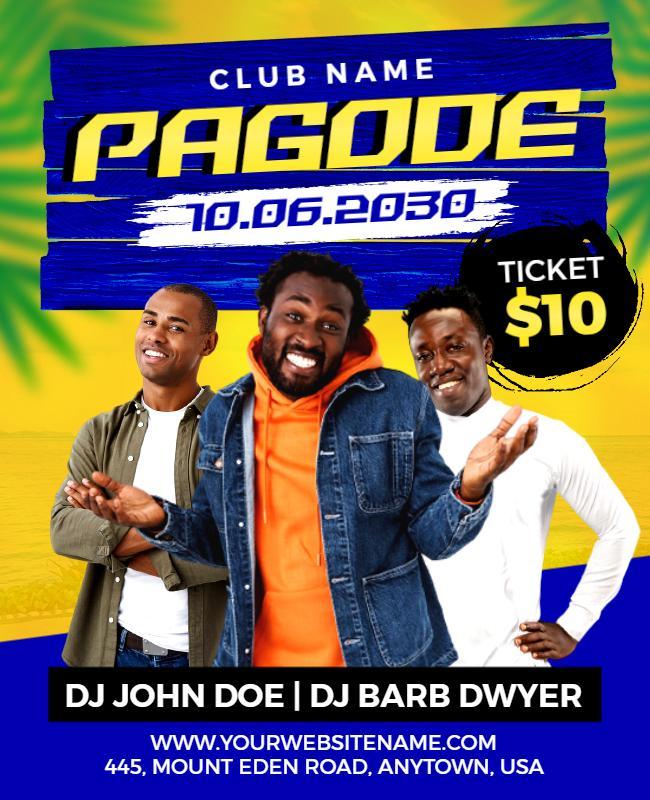 Pagode Music Club Flyer Template