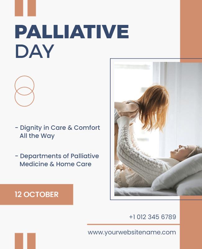 Palliative Care Awareness Day Flyer Template