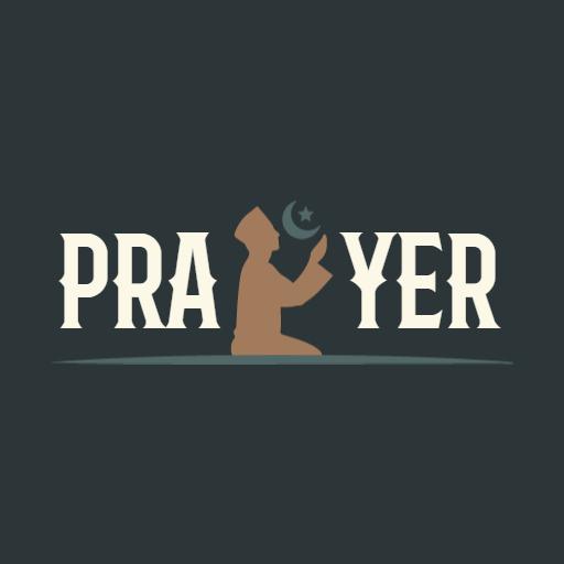 Peaceful Gesture Symbolizing Spiritual Reflection in Prayer Logo Template