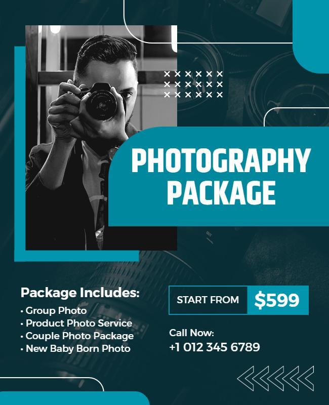 Photography Services Promotion Flyer Template