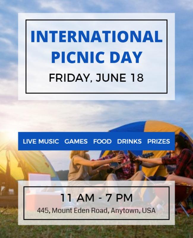 Picnic Poster Template