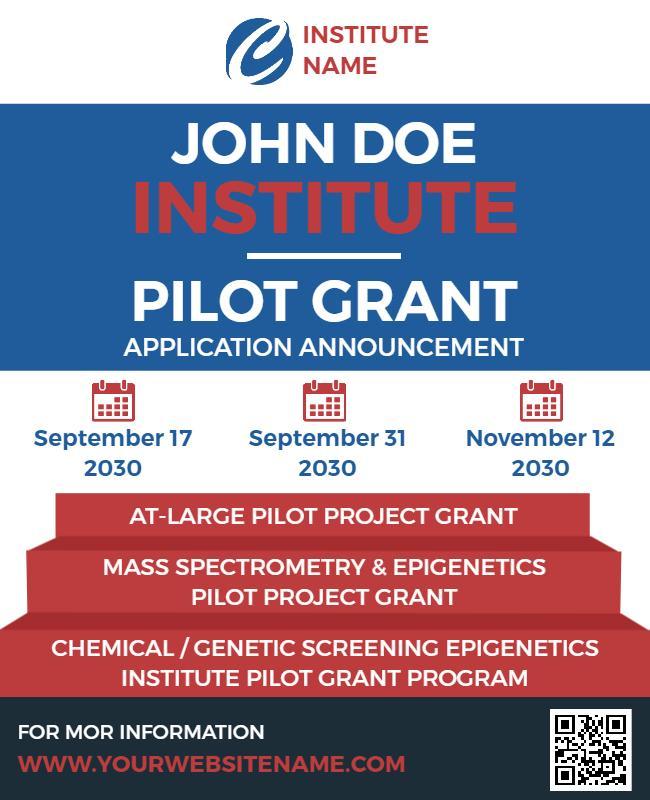 Pilot Project Announcement Flyer Template