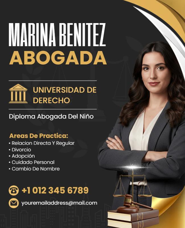 Plantilla De Volante Promocional Para Abogados