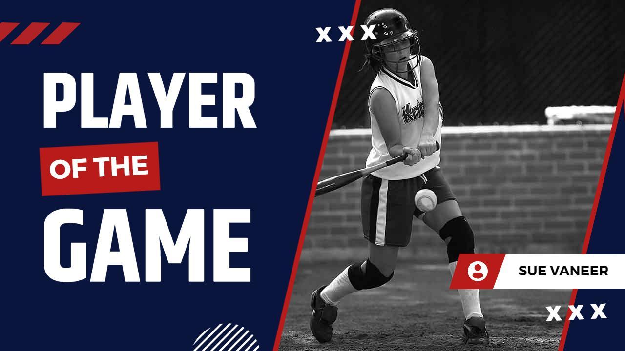 Player of the Game Baseball Action YouTube Thumbnail Template